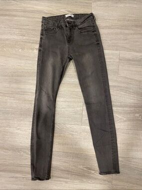 Zara Women's Charcoal Gray Skinny Jeans